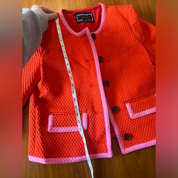 J Crew Neoprene Contrast Lady Jacket 4 - Picture 6 of 7